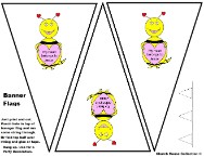 My heart belongs to Jesus banner flags Valentine's Day bee for Sunday school or Children's Church Party